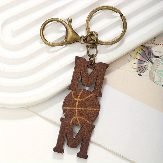 Sports Style Ball Type Charm Keyring Bag Decorative Keychain