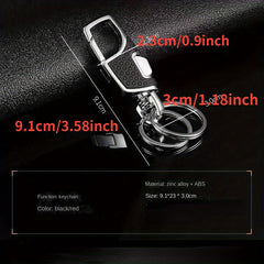 Metal Car Key Chain One Press And Open Creative Men's Anti lost Key Ring