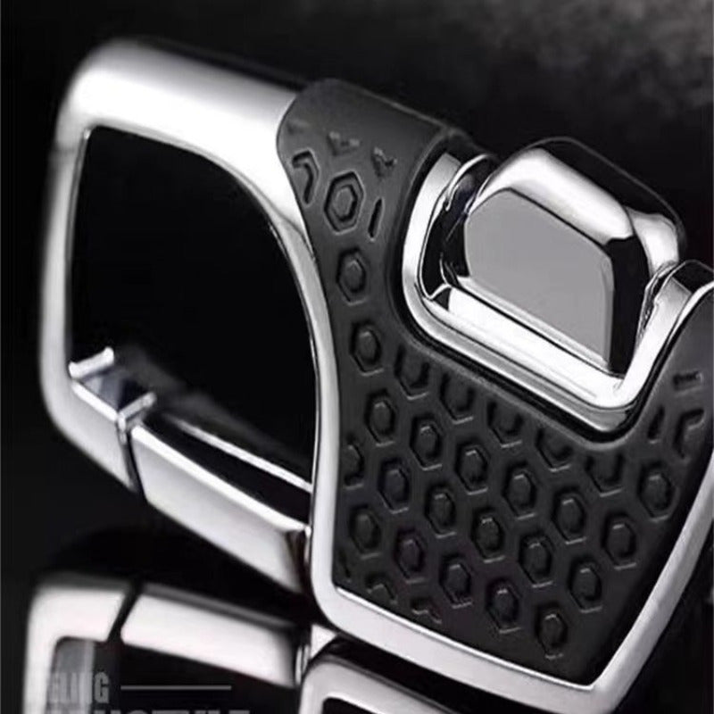 Metal Car Key Chain One Press And Open Creative Men's Anti lost Key Ring