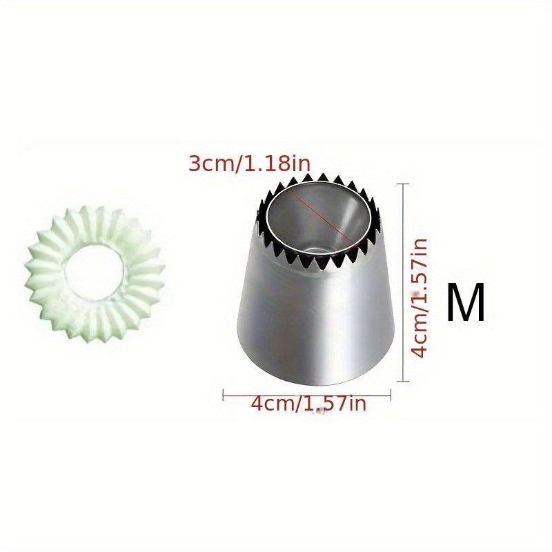 Stainless Steel Pastry Tip for Cupcake Cake Decorating
