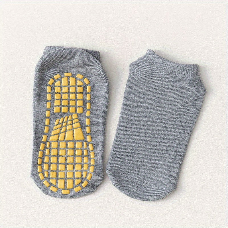 Women's Non Slip Yoga Grip Socks - Anti Skid Pilates Fitness Socks