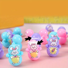 30pcs Mini Easter Rabbit Doll Toys Party Favors Pinata Fillers Gift Bag