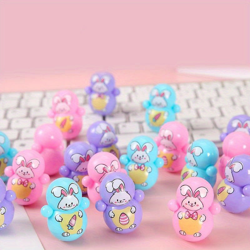 30pcs Mini Easter Rabbit Doll Toys Party Favors Pinata Fillers Gift Bag