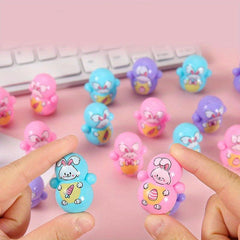 30pcs Mini Easter Rabbit Doll Toys Party Favors Pinata Fillers Gift Bag