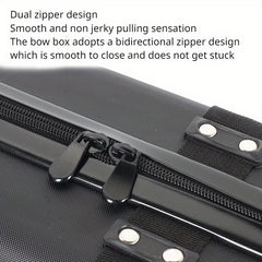 Durable ABS Compound Bow Case with Double Zipper and Strap