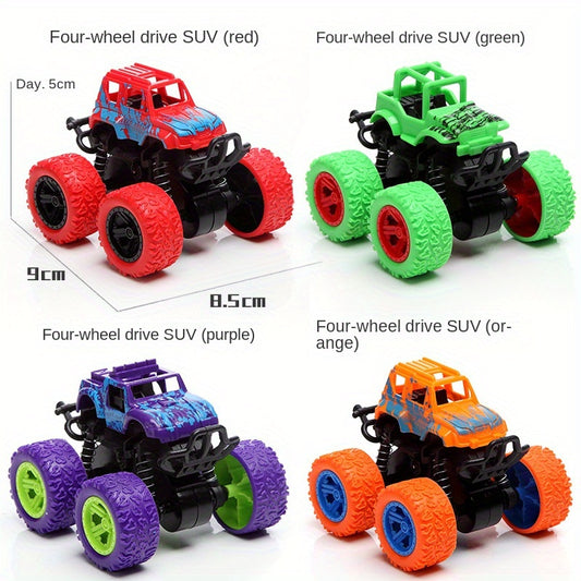 2pcs Off-road Engineering Inertial Stunt Vehicle