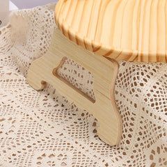 Bamboo Sofa Tray Table with Phone Holder