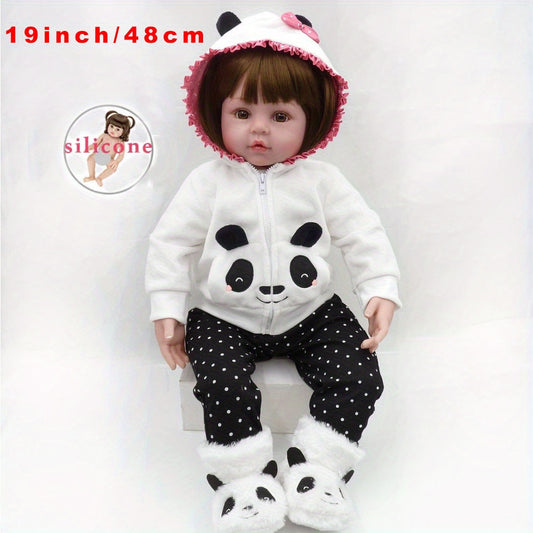 19" Silicone Reborn Doll Toy Princess Birthday Gift