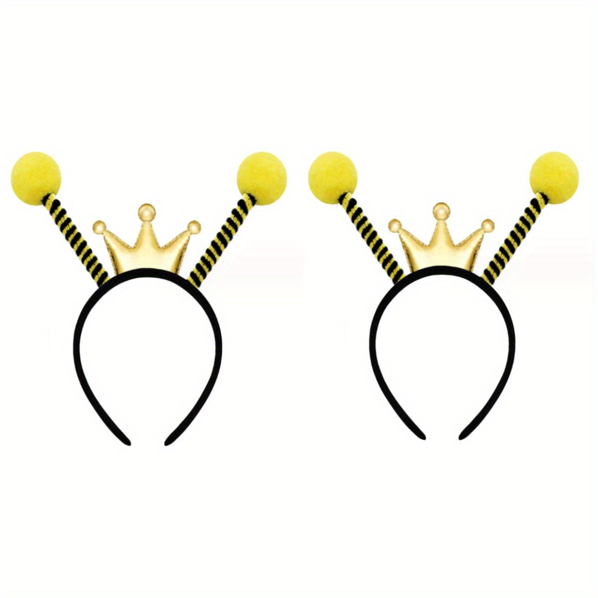 2pcs Bee Antenna Headband Bee Themed Party Decorations & Accessory