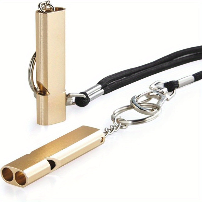 2pcs Emergency Whistle Lifeguard Safety with Lanyard Keychain