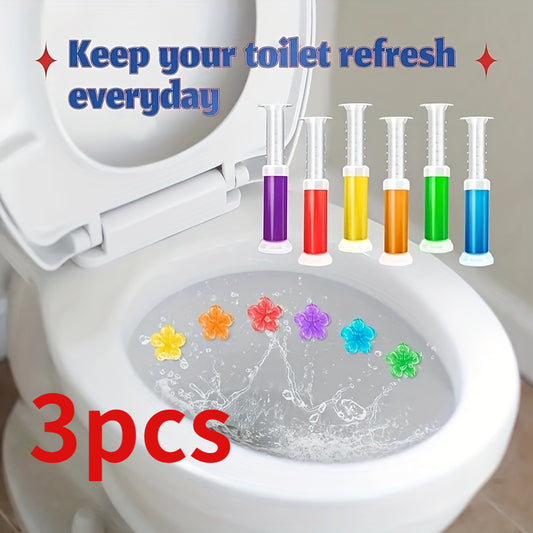 Toilet Gel Stamp Deodorant Automatic Freshener Restroom Air