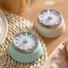 Stainless Steel Countdown Mechanical Timer with Magnetic Suction