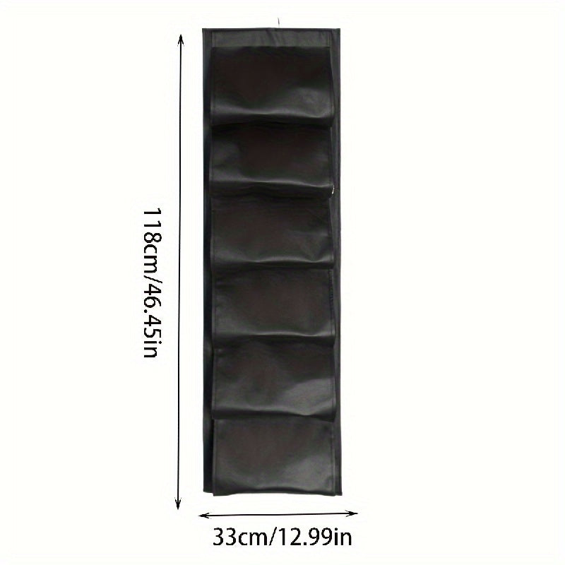 Double Side Shoe Storage Bag With Grids - Durable Organizer For Over The Door