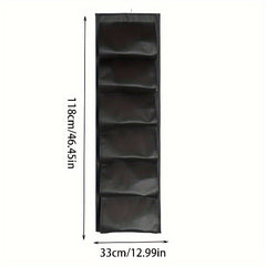 Double Side Shoe Storage Bag With Grids - Durable Organizer For Over The Door