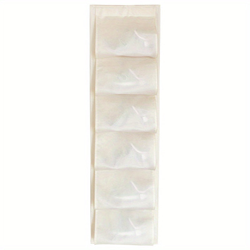 Double Side Shoe Storage Bag With Grids - Durable Organizer For Over The Door