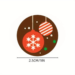 500pcs Christmas Gift Sticker Labels Roll