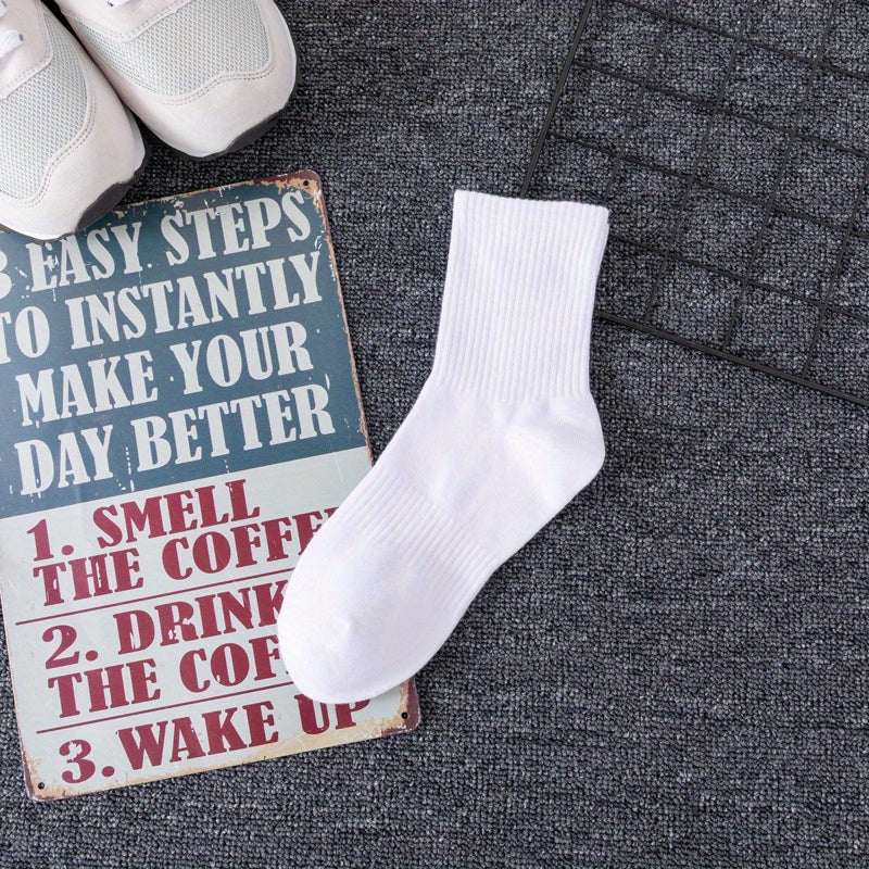 4 Pairs Cotton Socks for Men and Women