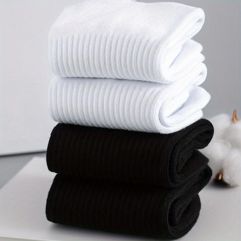 4 Pairs Cotton Socks for Men and Women