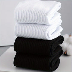 4 Pairs Cotton Socks for Men and Women