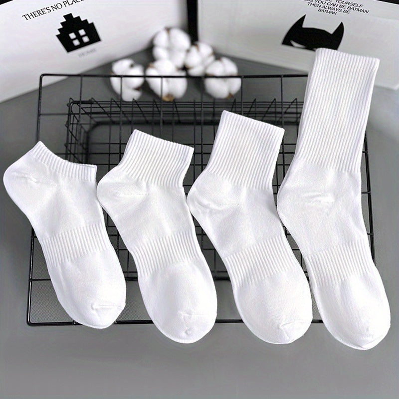 4 Pairs Cotton Socks for Men and Women