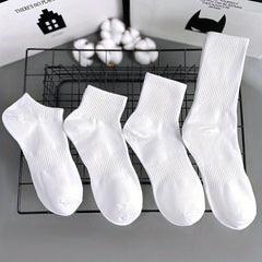 4 Pairs Cotton Socks for Men and Women