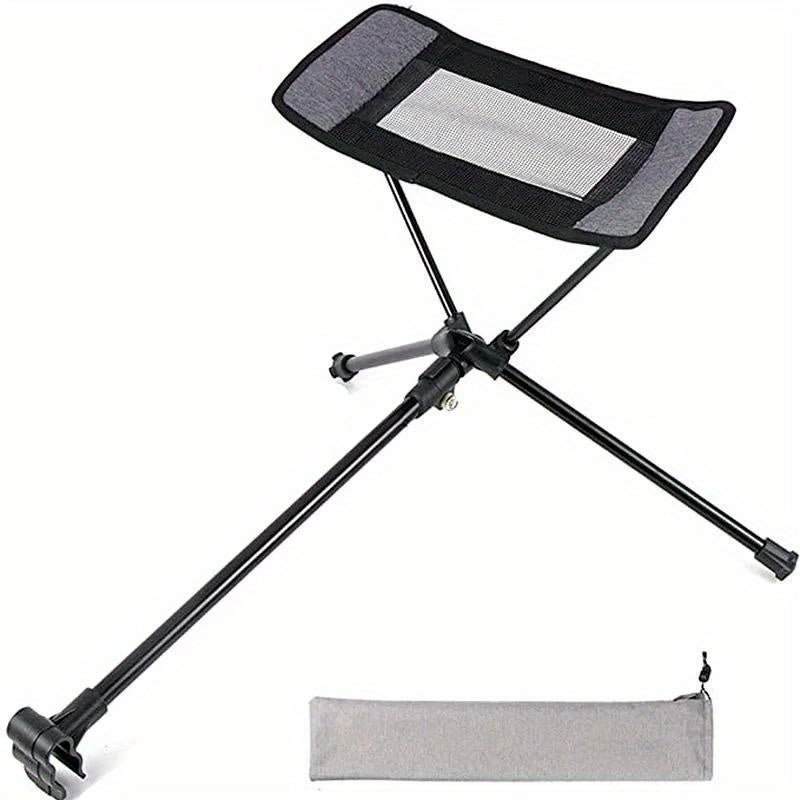Portable Folding Camping Chair with Retractable Footrest