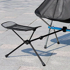 Portable Folding Camping Chair with Retractable Footrest