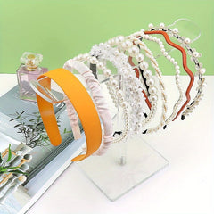 Hair Hoop Display Stand Acrylic Stick Holder