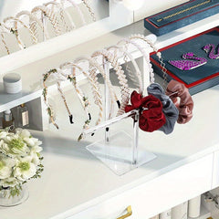 Hair Hoop Display Stand Acrylic Stick Holder