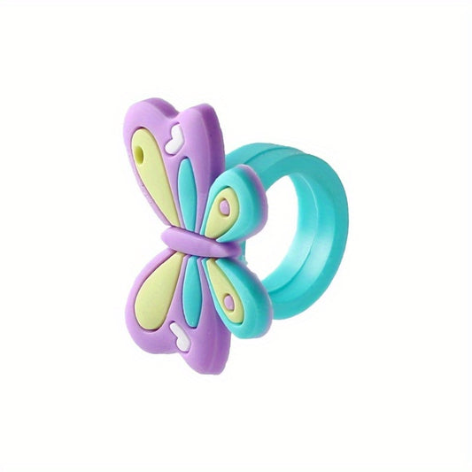 10pcs Colorful Butterfly Ring Party Decorations Souvenirs Party Favors