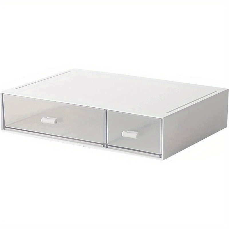 1pc Desk Organizer Box with 1 2 3 Drawers