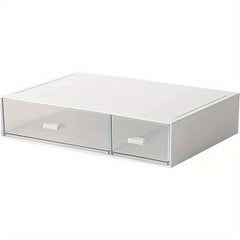 1pc Desk Organizer Box with 1 2 3 Drawers