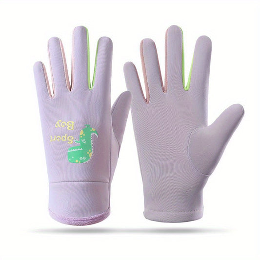 Cartoon Luminous Winter Gloves for Kids