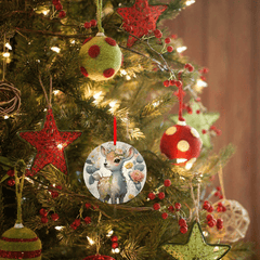Little Deer Christmas Tree Blessing DIY Acrylic Pendant