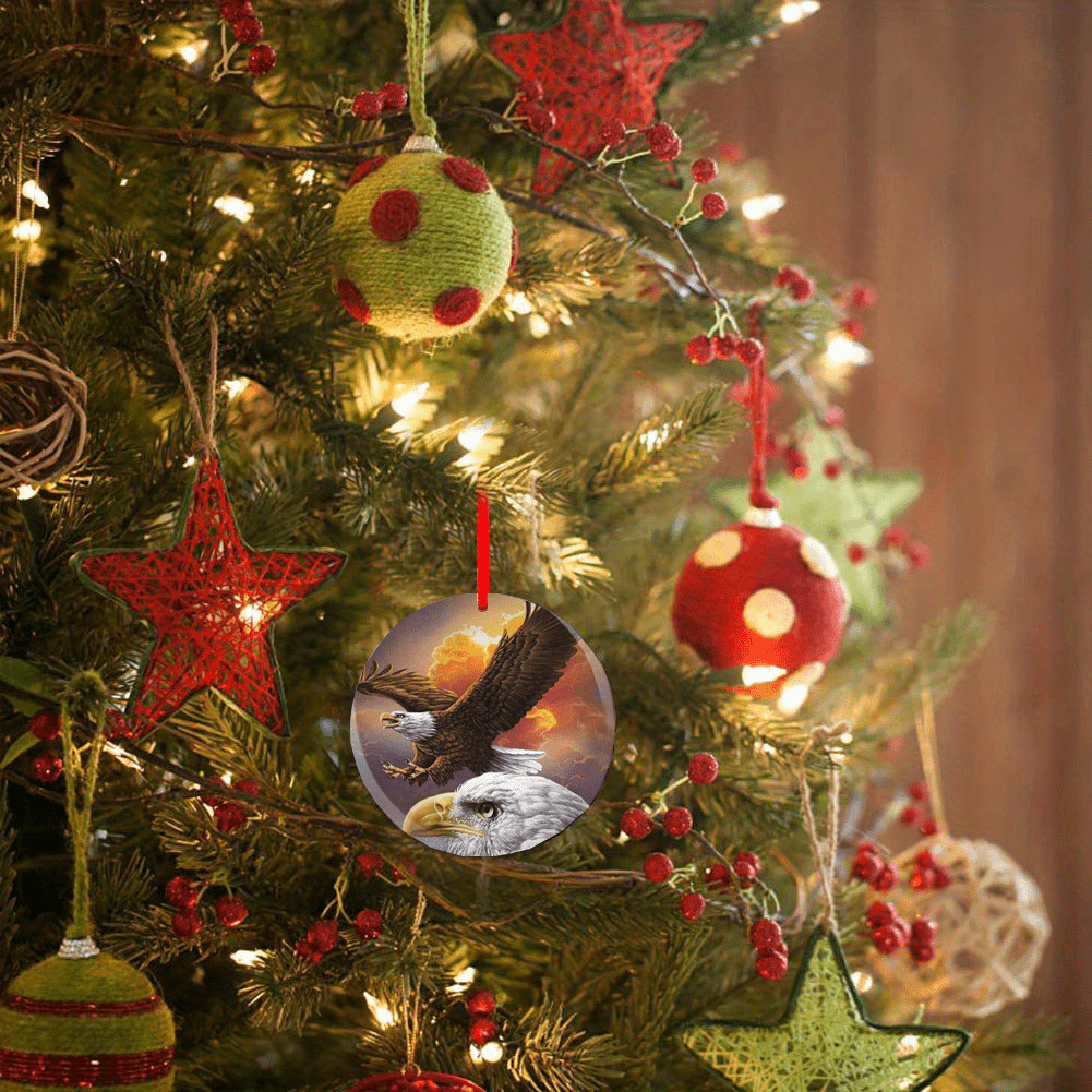 Eagle Series Christmas Tree Blessing DIY Acrylic Pendant