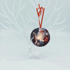 Santa Claus Christmas Tree Blessing DIY Acrylic Pendant