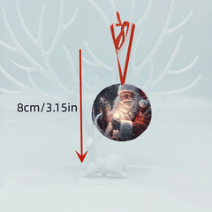 Santa Claus Christmas Tree Blessing DIY Acrylic Pendant