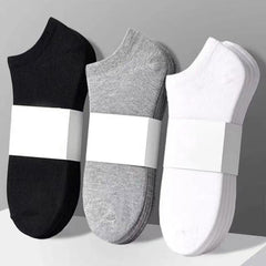 3 Pairs Breathable Ankle Sports Socks for Comfort and Sweat Absorption