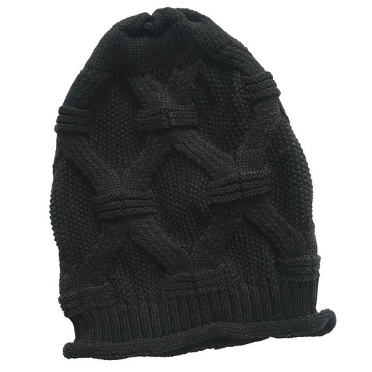 Winter Knitted Beanie Hat for Women Men Warm Loose Beanie Hat