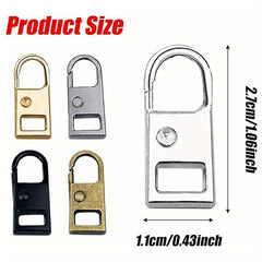 5pcs Detachable Metal Zipper Pullers for Zipper Sliders Repair Kits