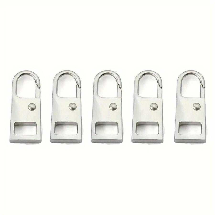 5pcs Detachable Metal Zipper Pullers for Zipper Sliders Repair Kits