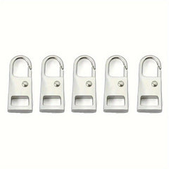 5pcs Detachable Metal Zipper Pullers for Zipper Sliders Repair Kits
