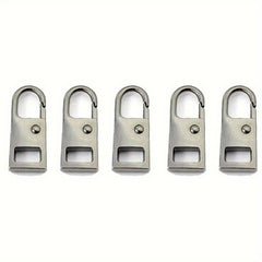 5pcs Detachable Metal Zipper Pullers for Zipper Sliders Repair Kits