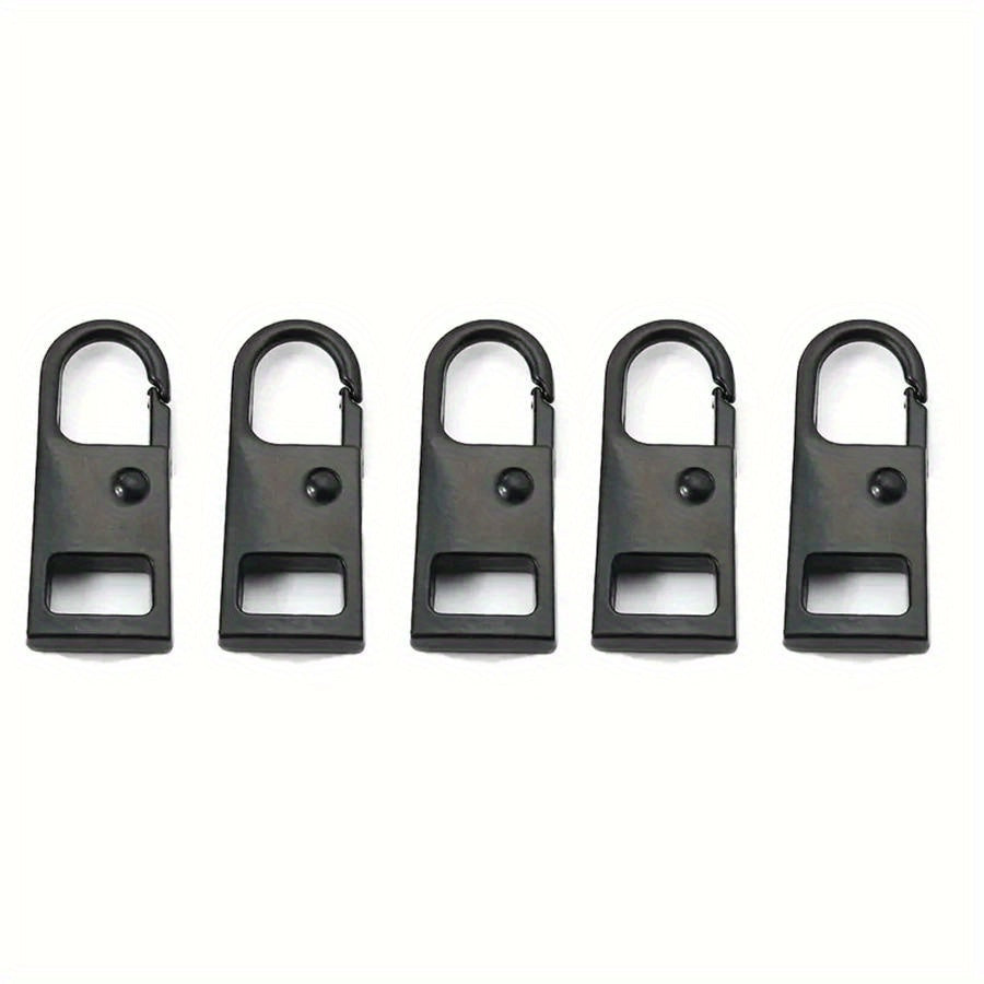 5pcs Detachable Metal Zipper Pullers for Zipper Sliders Repair Kits