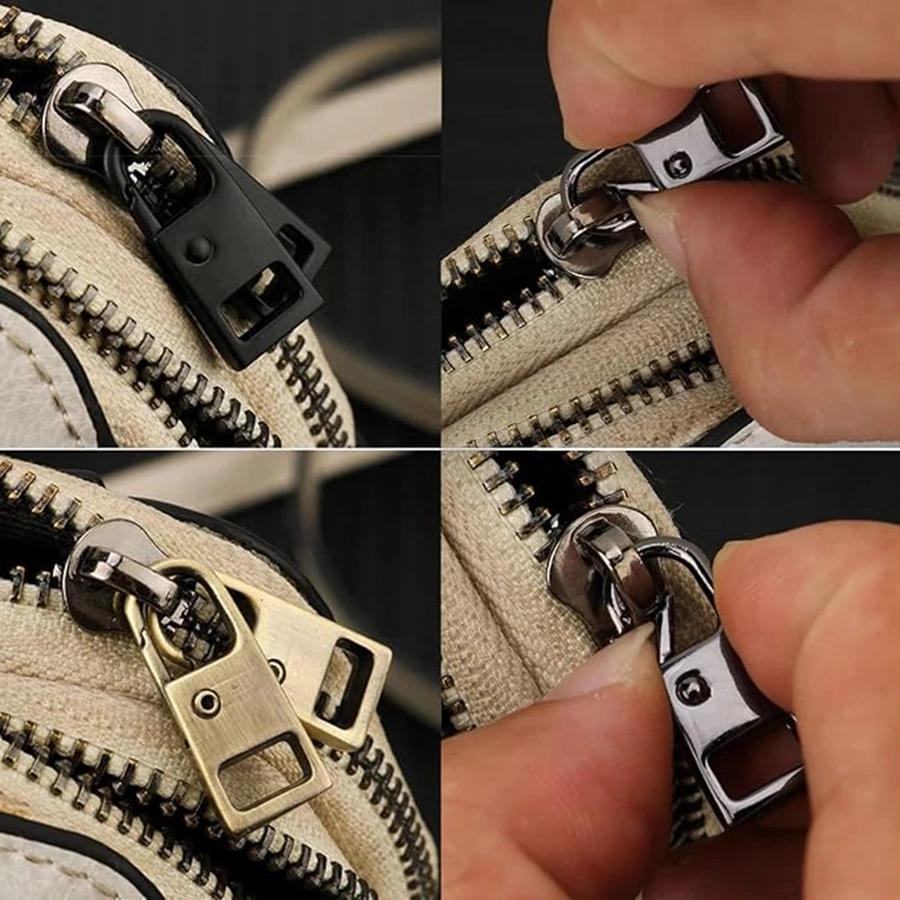 5pcs Detachable Metal Zipper Pullers for Zipper Sliders Repair Kits