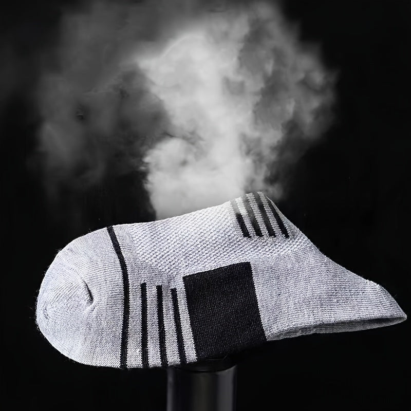 3 Pairs Athletic Socks Breathable Quick Drying Ankle Socks