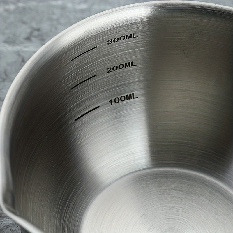 Small Melting Pot 10oz Stainless Steel Double Boiler Pot for Gas Stovetop