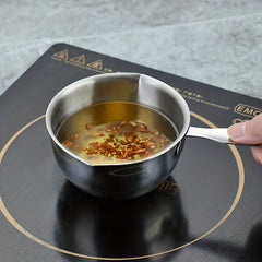 Small Melting Pot 10oz Stainless Steel Double Boiler Pot for Gas Stovetop