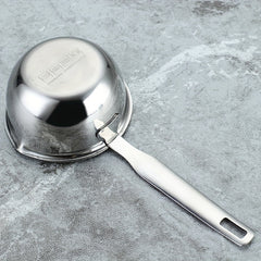 Small Melting Pot 10oz Stainless Steel Double Boiler Pot for Gas Stovetop
