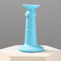 2pcs Silicone Door Stopper 4 Colors No Punching Rubber Wall Suction Silent